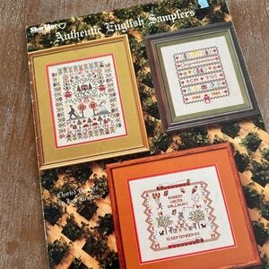 Authentic English Samplers Cross Stitch Booklet - By Shar Mae